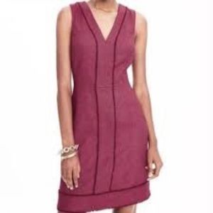 Banana Republic Italian Herringbone Fringe Dress